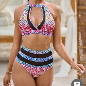 NWOT! High-waisted Bikini Set